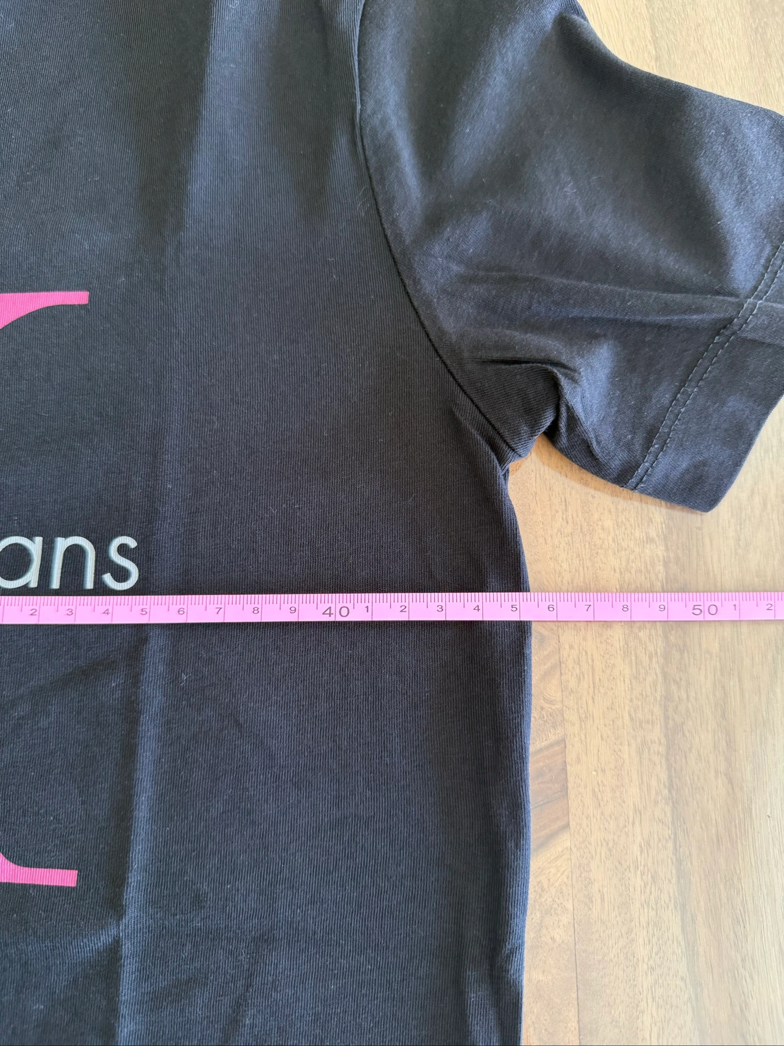 T-shirt Calvin Klein Jeans Homem P – Preto Logo CK Rosa – Quase Novo – photo 11